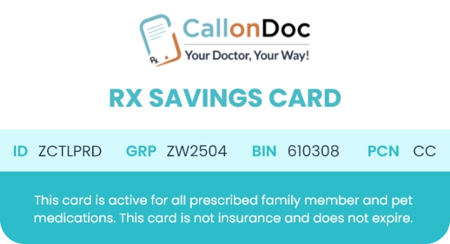 CallonDoc RX Savings Card