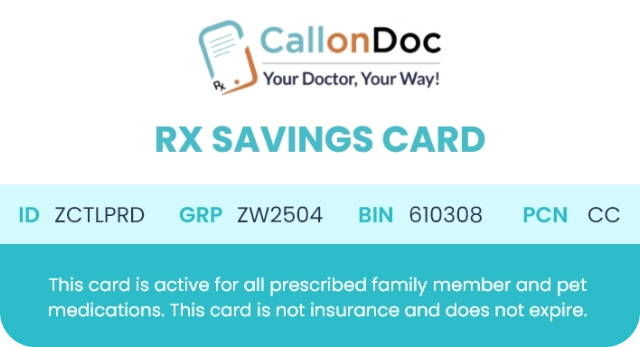 CallonDoc RX Savings Card